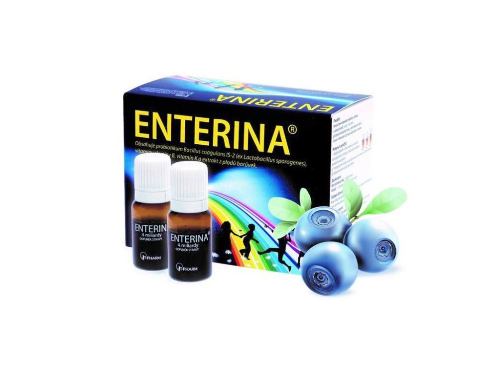 ENTERINA FĽAŠTIČKY 8X10 ML